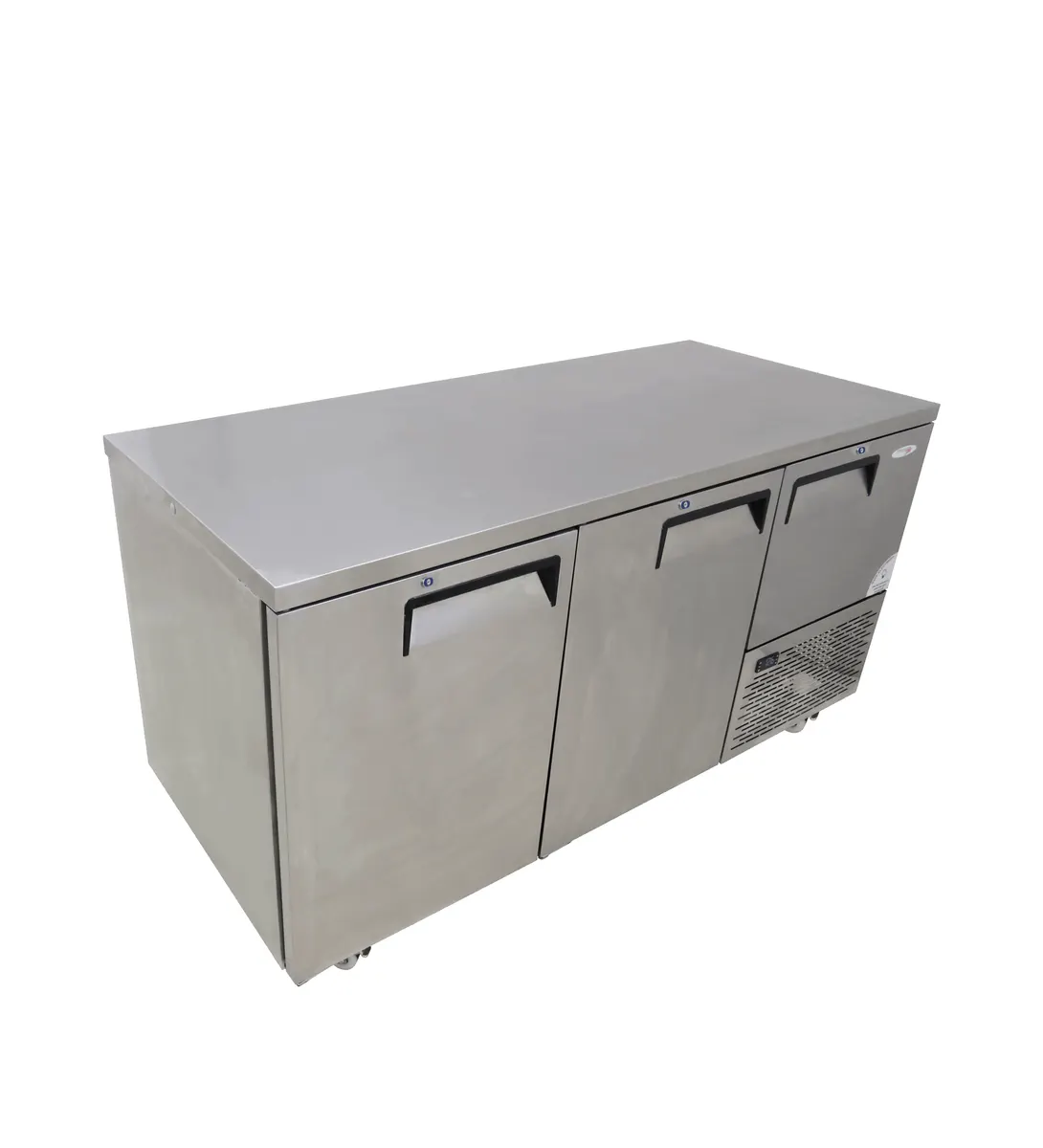 2.5 door under bar fridge - plain top (633 lt) — commercial catering equipment from ALUS CATERING
