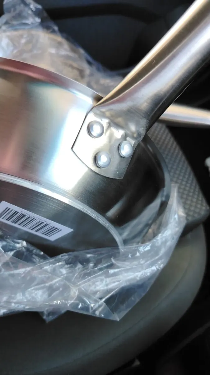 220 mm frying pan - stainless steel — product photo 3 from ALUS CATERING