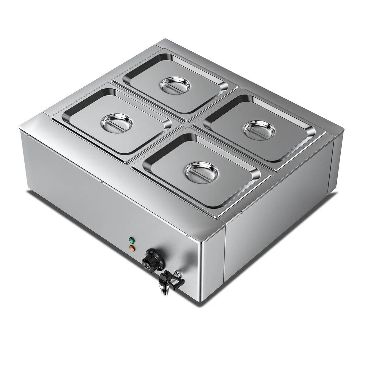 Bain marie - table model (2 division) — commercial catering equipment from ALUS CATERING