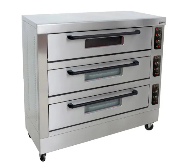 Deck oven anvil - electric - 6 tray - triple (45 loaf) — commercial catering equipment from ALUS CATERING