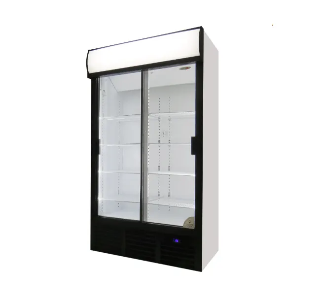 Double door beverage cooler - 748 lt — product photo 2 from ALUS CATERING