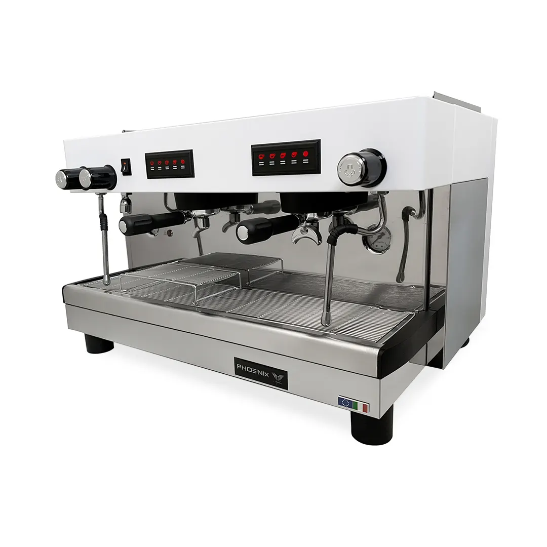 Espresso machine - 2 group - electric + gas (mythos - phoenix a2g) — product photo 2 from ALUS CATERING