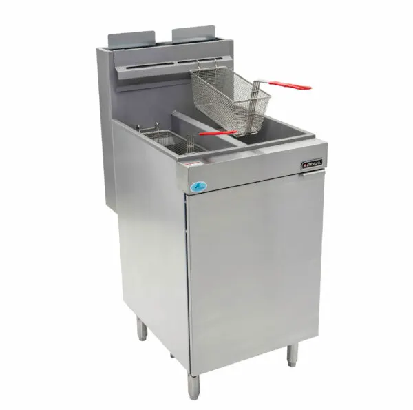 Fish fryer anvil - 2 x 18 lt - gas — commercial catering equipment from ALUS CATERING
