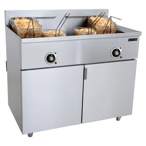 Fish fryer anvil - 2 x 20 lt - 33 kW - elec — commercial catering equipment from ALUS CATERING