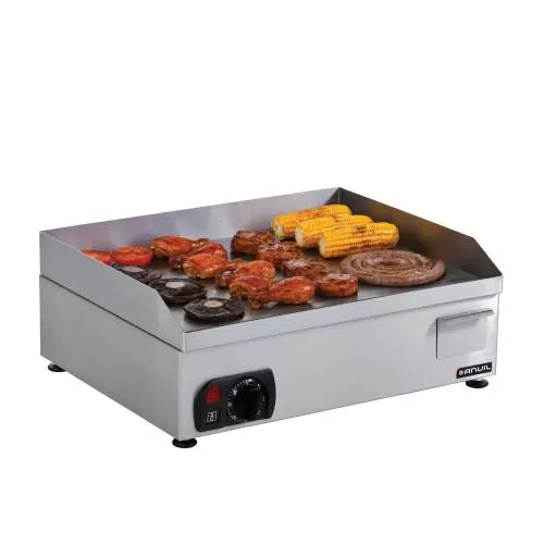 Flat top grill anvil - 600 mm - elec — commercial catering equipment from ALUS CATERING