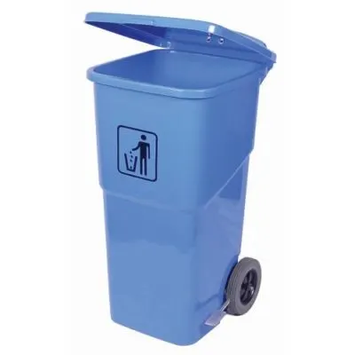 Foot pedal wheely bin 120 lt (blue) — commercial catering equipment from ALUS CATERING