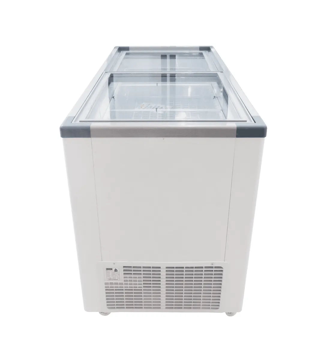 Glass top display freezer - 520 lt — product photo 2 from ALUS CATERING