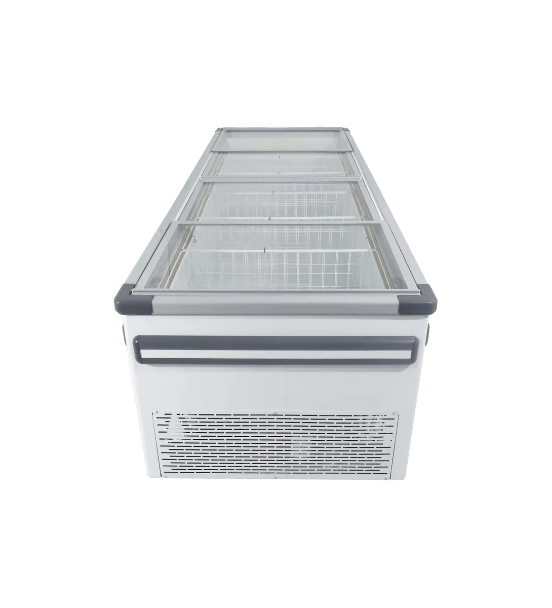 Glass top island freezer - 1055 lt (2.5m) — product photo 2 from ALUS CATERING