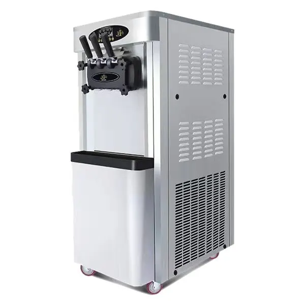 Ice-cream machine with air pump - floor standing (3 flavour) — product photo 2 from ALUS CATERING