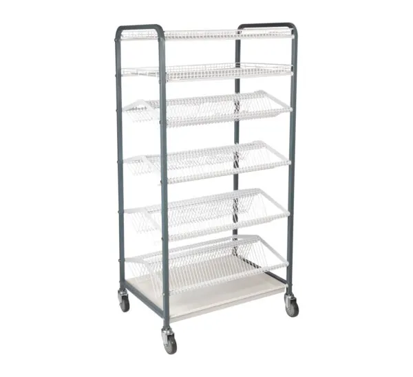 Mobile crockery rack - 1130 mm (600pc) — commercial catering equipment from ALUS CATERING
