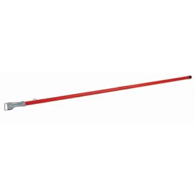 Mopholder - pvc/wood handle only (red) 1550 mm — commercial catering equipment from ALUS CATERING