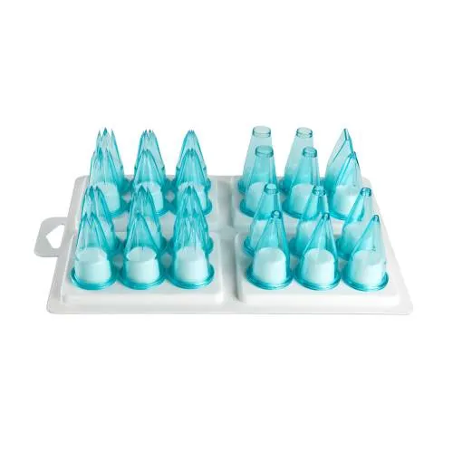 Nozzle set poly-carbonate assorted plain 12 piece — commercial catering equipment from ALUS CATERING