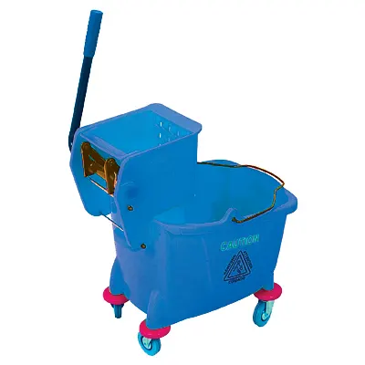 Plastic bucket & wringer - (blue) 36 lt — commercial catering equipment from ALUS CATERING