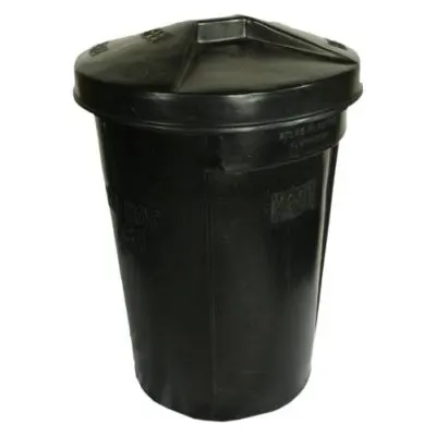 Refuse bin 85 lt (black) — commercial catering equipment from ALUS CATERING