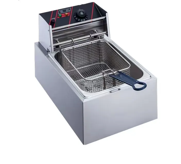 Single electric fryer - table model (1 x 6 lt) — commercial catering equipment from ALUS CATERING