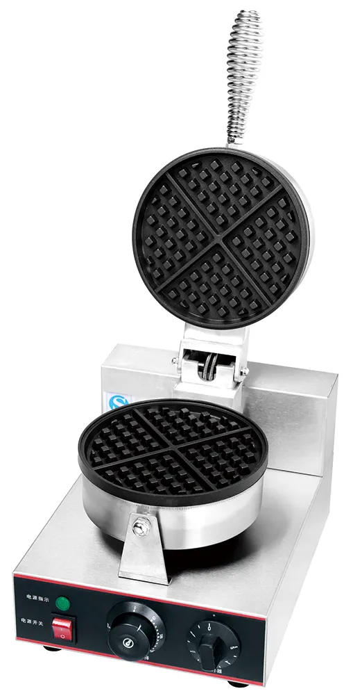 Single round belgiam waffle baker — commercial catering equipment from ALUS CATERING