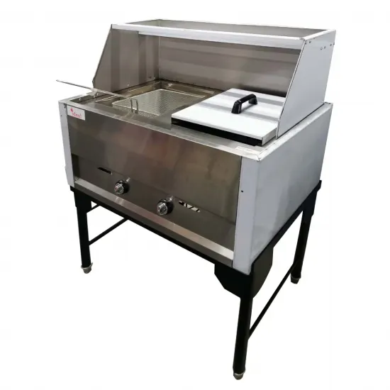Spaza fryer gas - floor standing (2 x 12 lt) — commercial catering equipment from ALUS CATERING