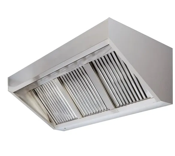 Stainless steel extractor canopy kit (1500 x 1200 mm) — commercial catering equipment from ALUS CATERING