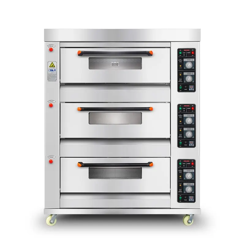 Triple deck oven - 6 tray (electric) — commercial catering equipment from ALUS CATERING