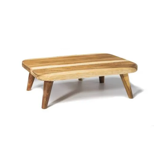 Wood display stand - small (with legs) — commercial catering equipment from ALUS CATERING