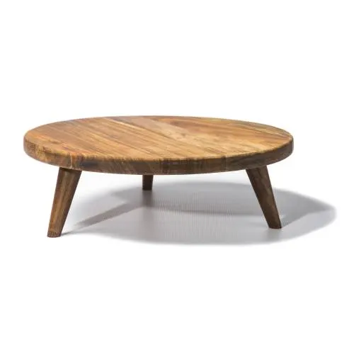 Wood round cake stand - large — commercial catering equipment from ALUS CATERING